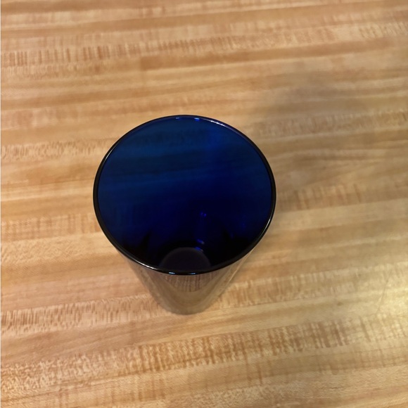 Single Libbey Cobalt Blue 5 3/4 High Ball Glass - Picture 3 of 5